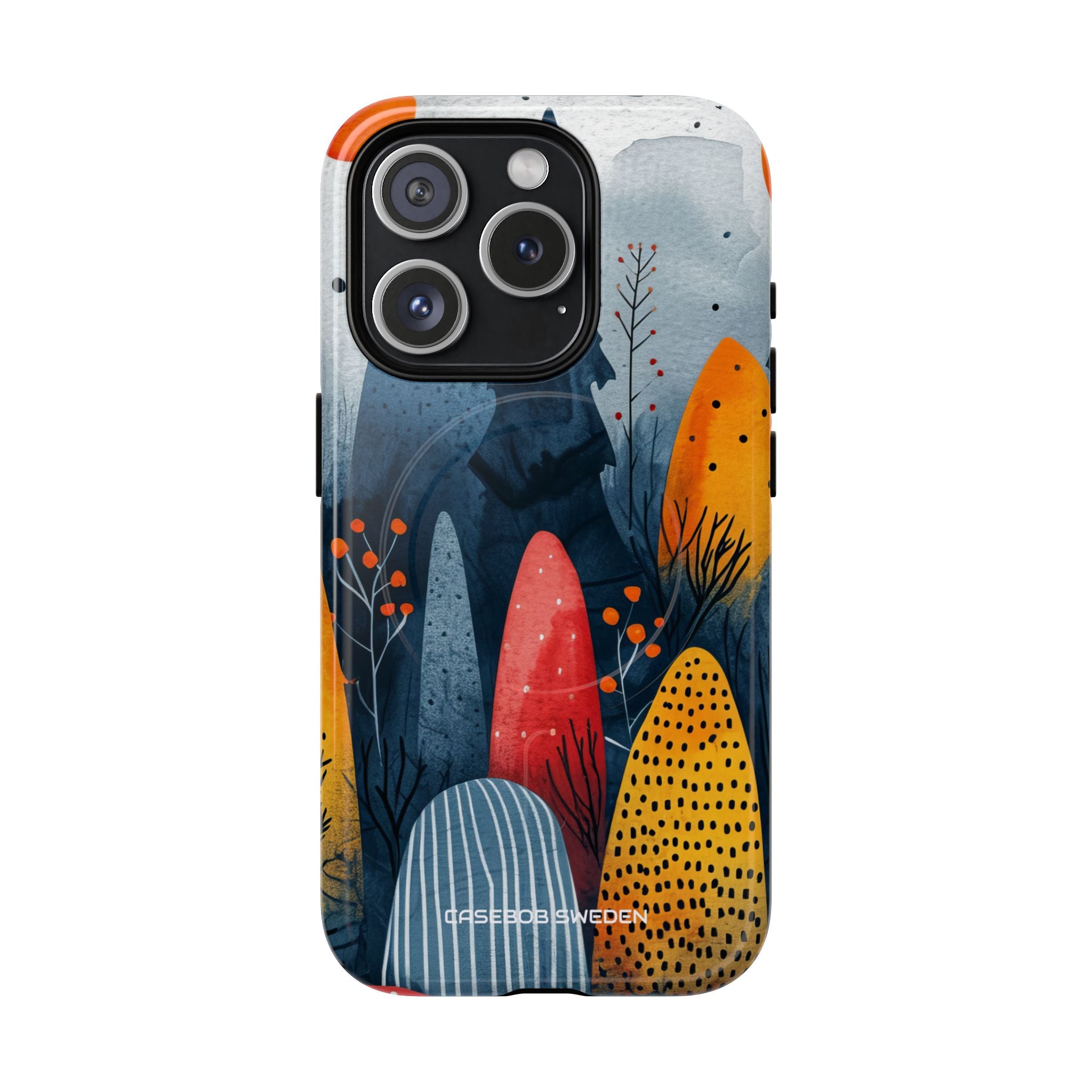 Whimsical Nature - Tough + MagSafe® iPhone 15 Phone Case