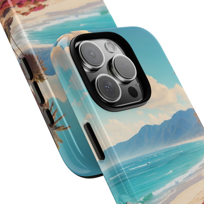 Footprints Trace Sand - iPhone Case