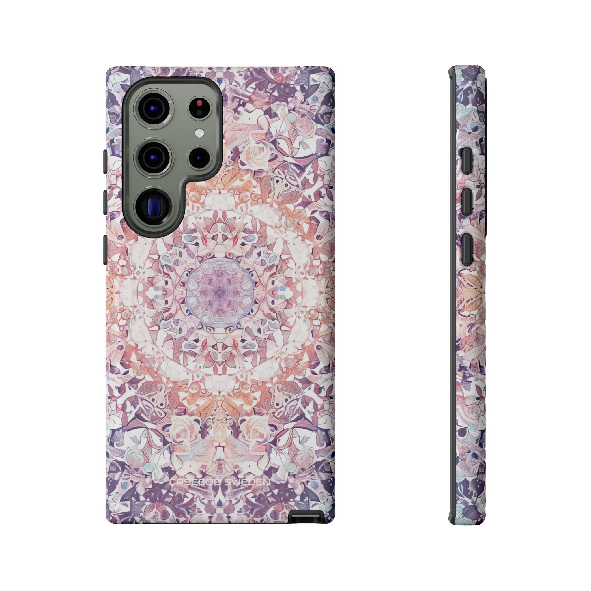 Purple Pink Mandala - Tough Samsung S23 Phone Case