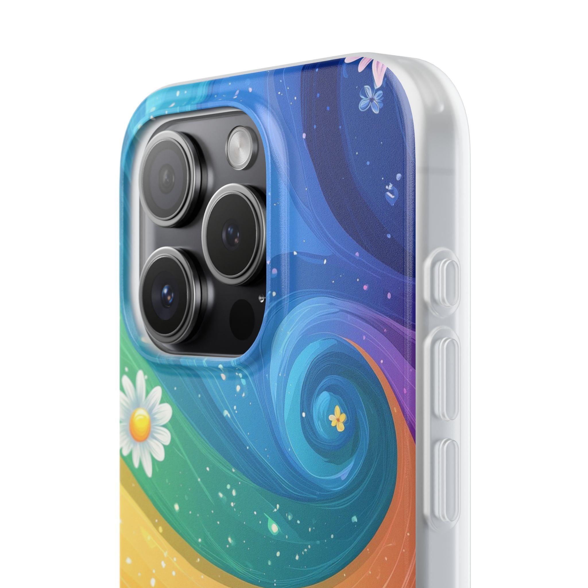 Vortex Bloom iPhone 15 Pro Case - Soft