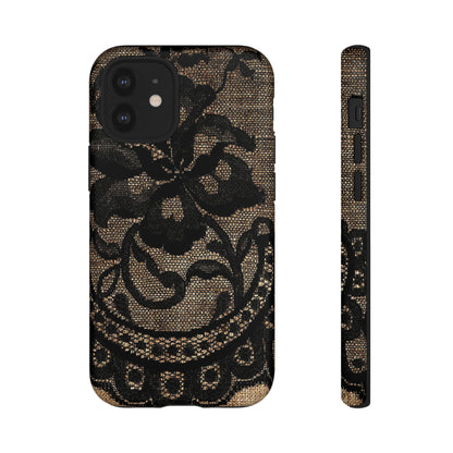 Broomrose Gothic Flower - Protective Phone Case