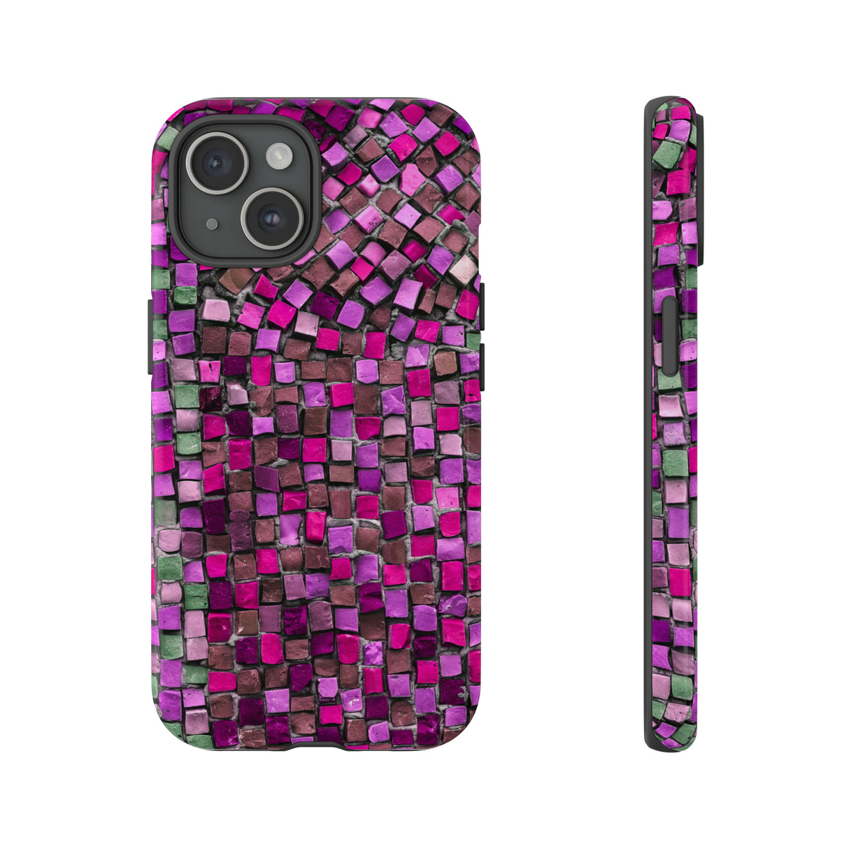 Purple Mosaic - Protective Phone Case