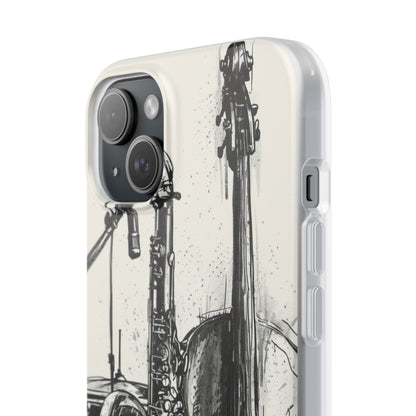 Jazz Instrument Line Symphony iPhone 15 - Flexi Phone Case