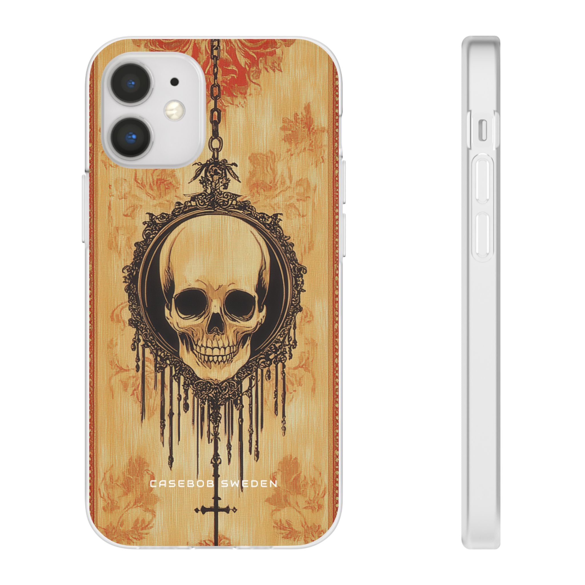 Gothic Skull Elegance iPhone 12 - Flexi-Handyhülle