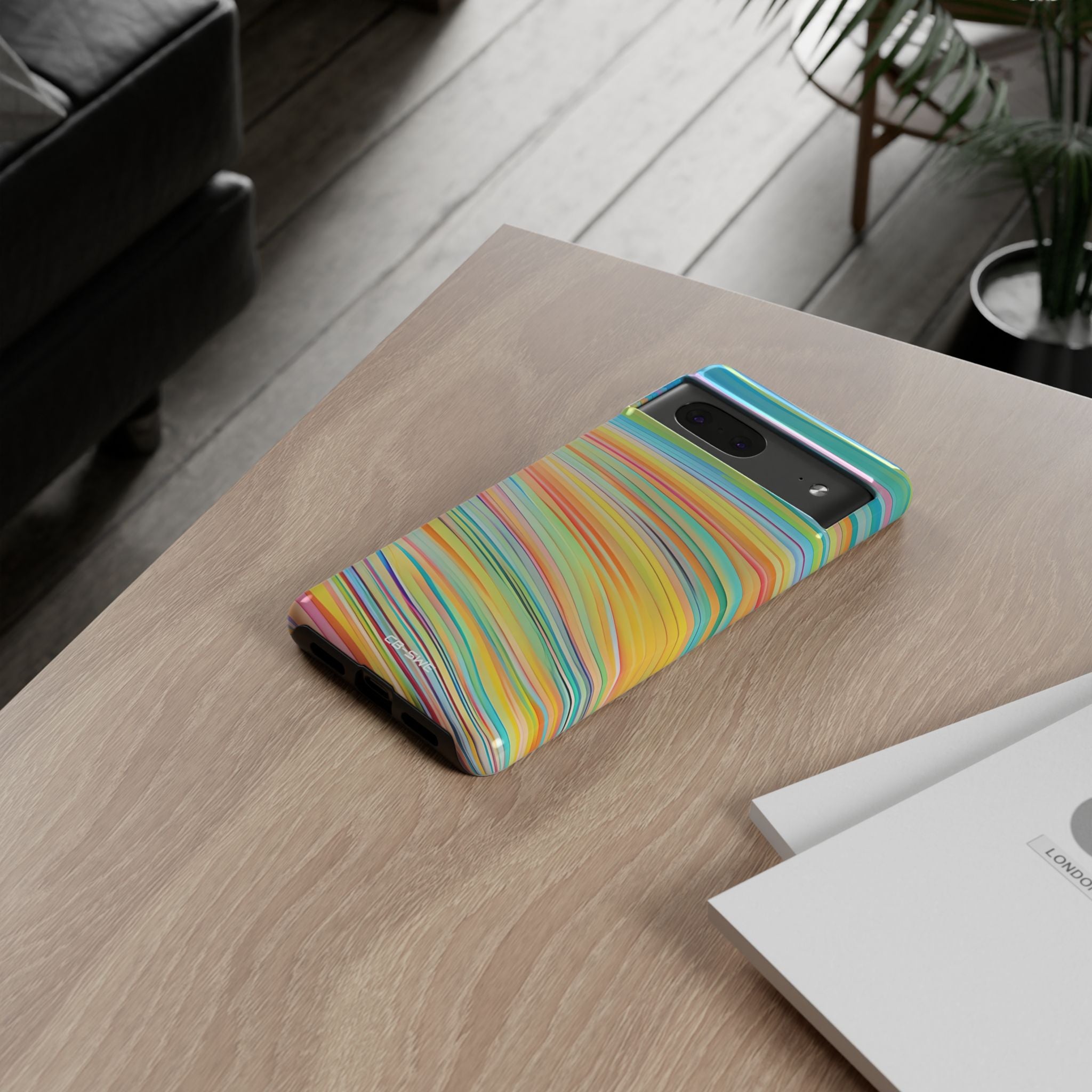 Vibrant Rhythmic Waves - Google Pixel Case