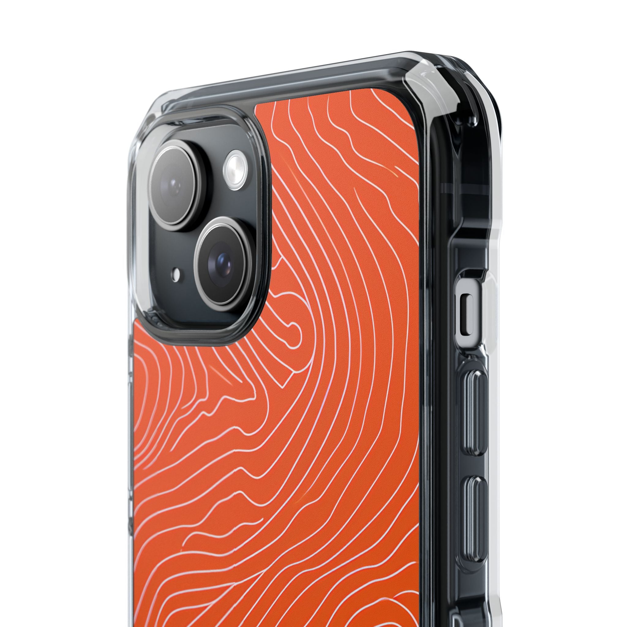 Pantone Tangerine  - Clear Impact Case for iPhone