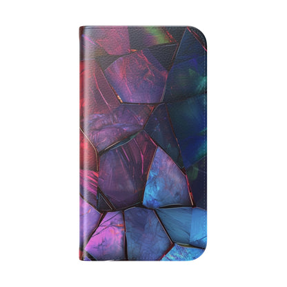 Crimson Shards - iPhone 15 Case - Wallet