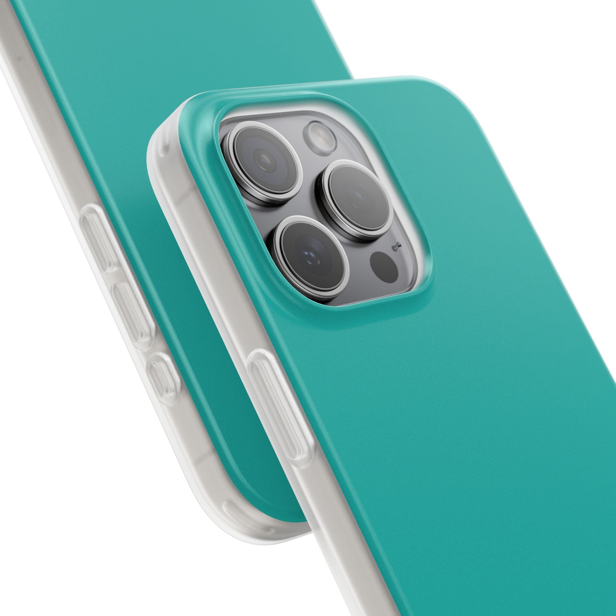 Light Sea Green iPhone 15 - Flexi Phone Case