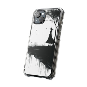 Solitary Serenity - Phone Case for iPhone (Clear Impact - Magnetic)