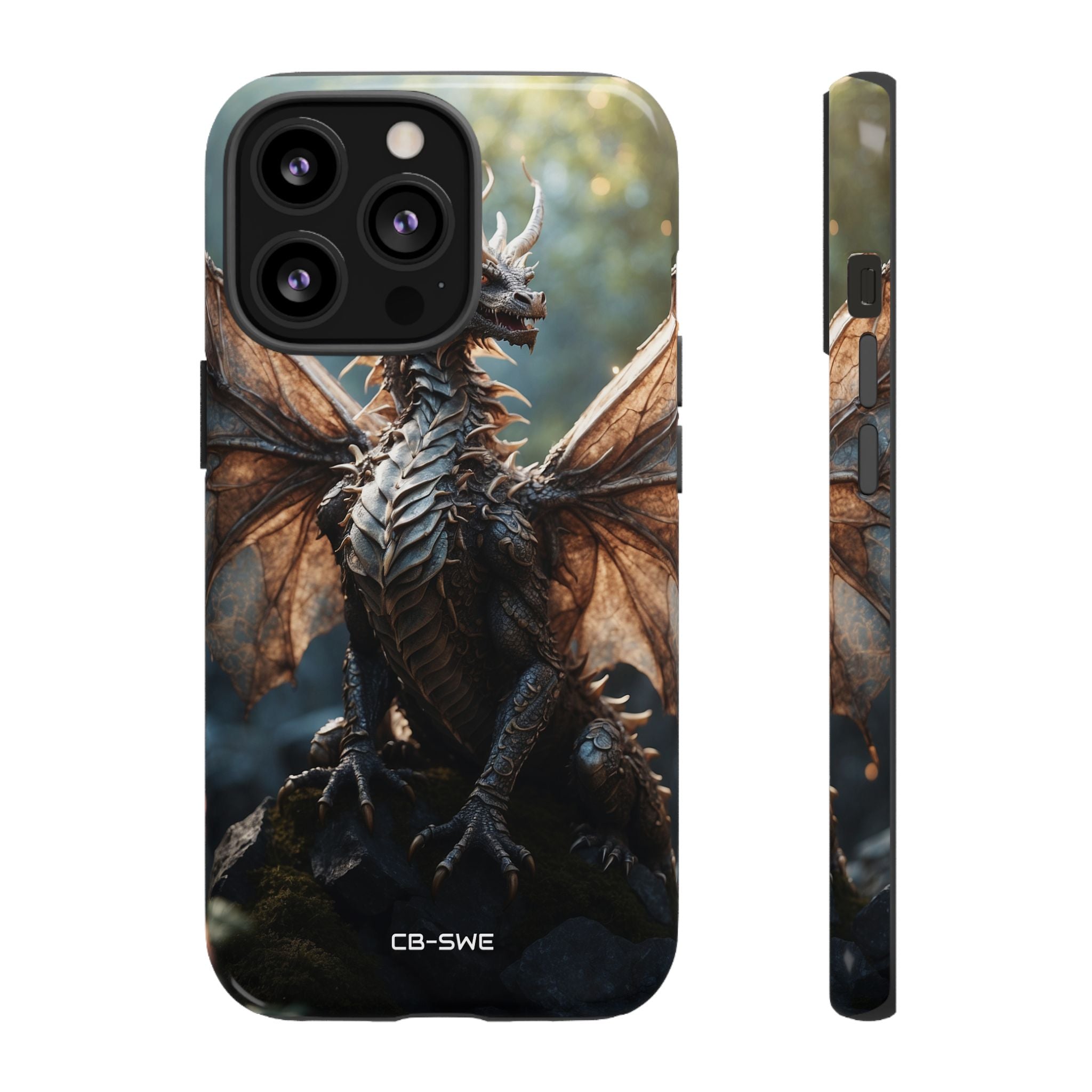 Majestic Dragon Glows - iPhone Case