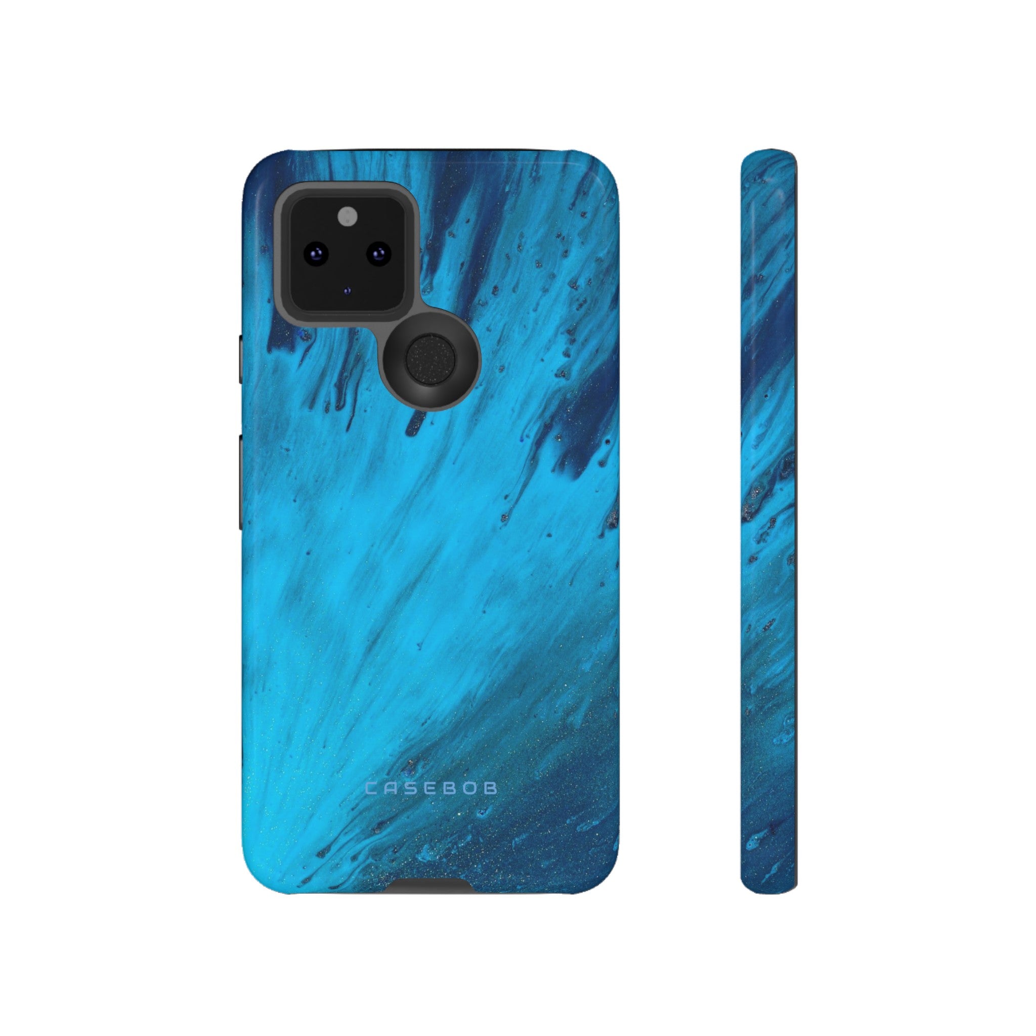 Light Blue Ink Art | Phone Case