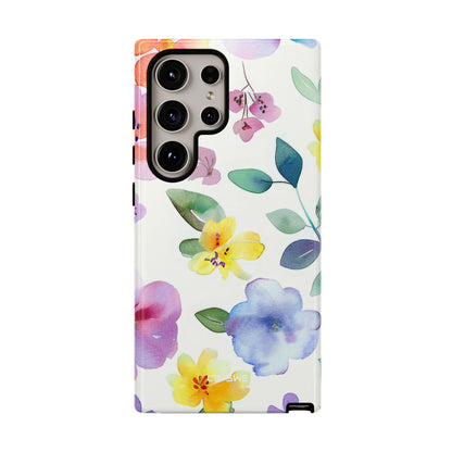 Whimsical Watercolor Florals - Samsung Case