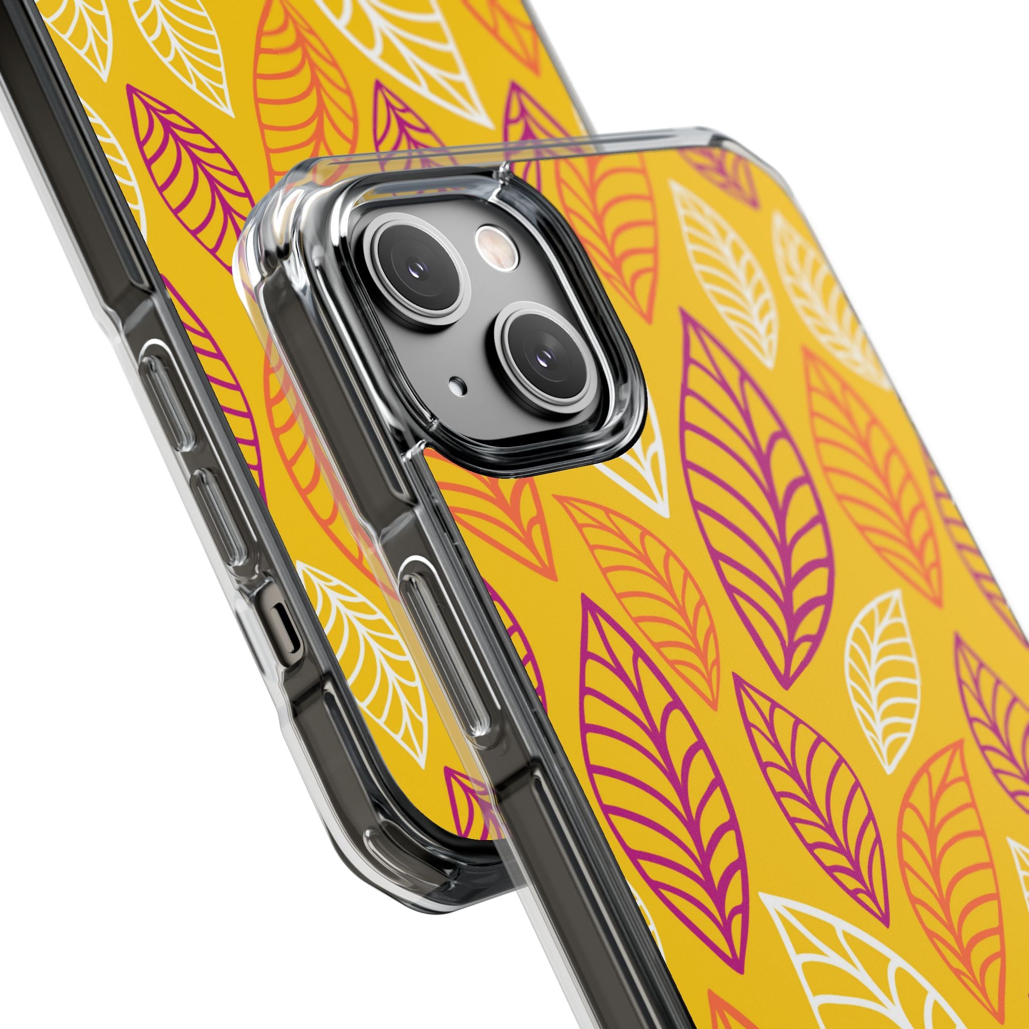 Vibrant Leaf Symphony iPhone Case - Impact