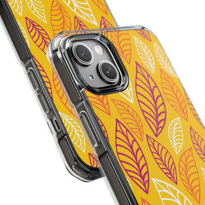 Vibrant Leaf Symphony iPhone Case - Impact