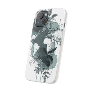 Botanical Cartography | Flexible Phone Case for iPhone