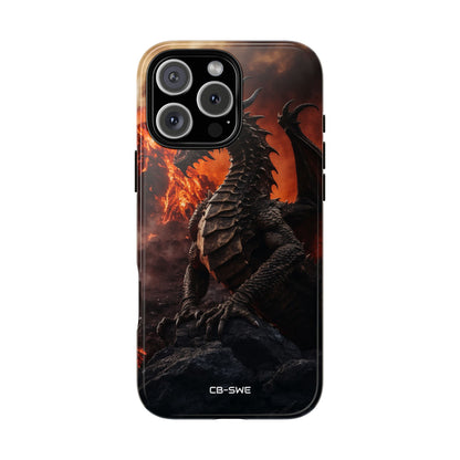 Fiery Dragon Soars - iPhone Case