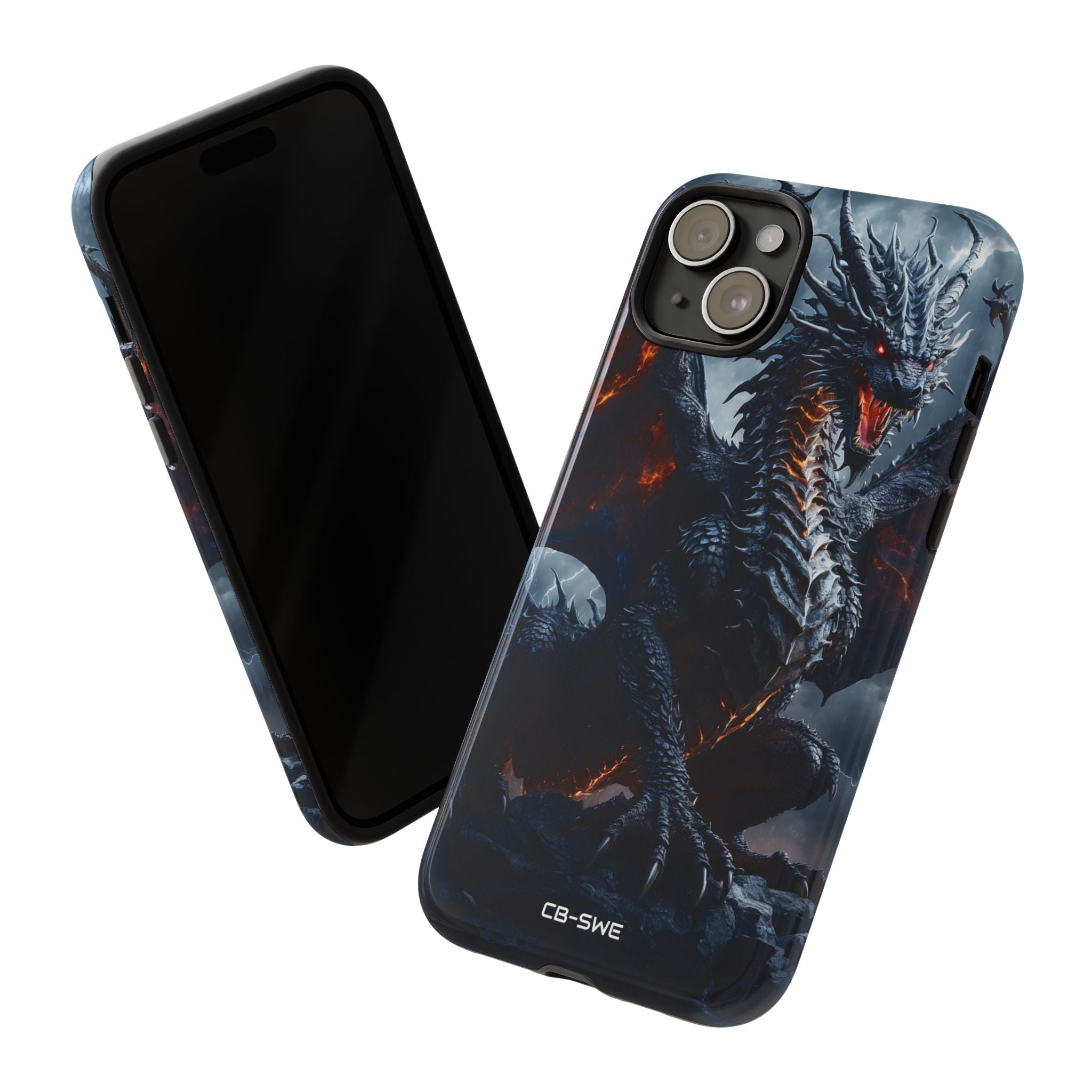 Fiery Wings Unleashed - iPhone Case