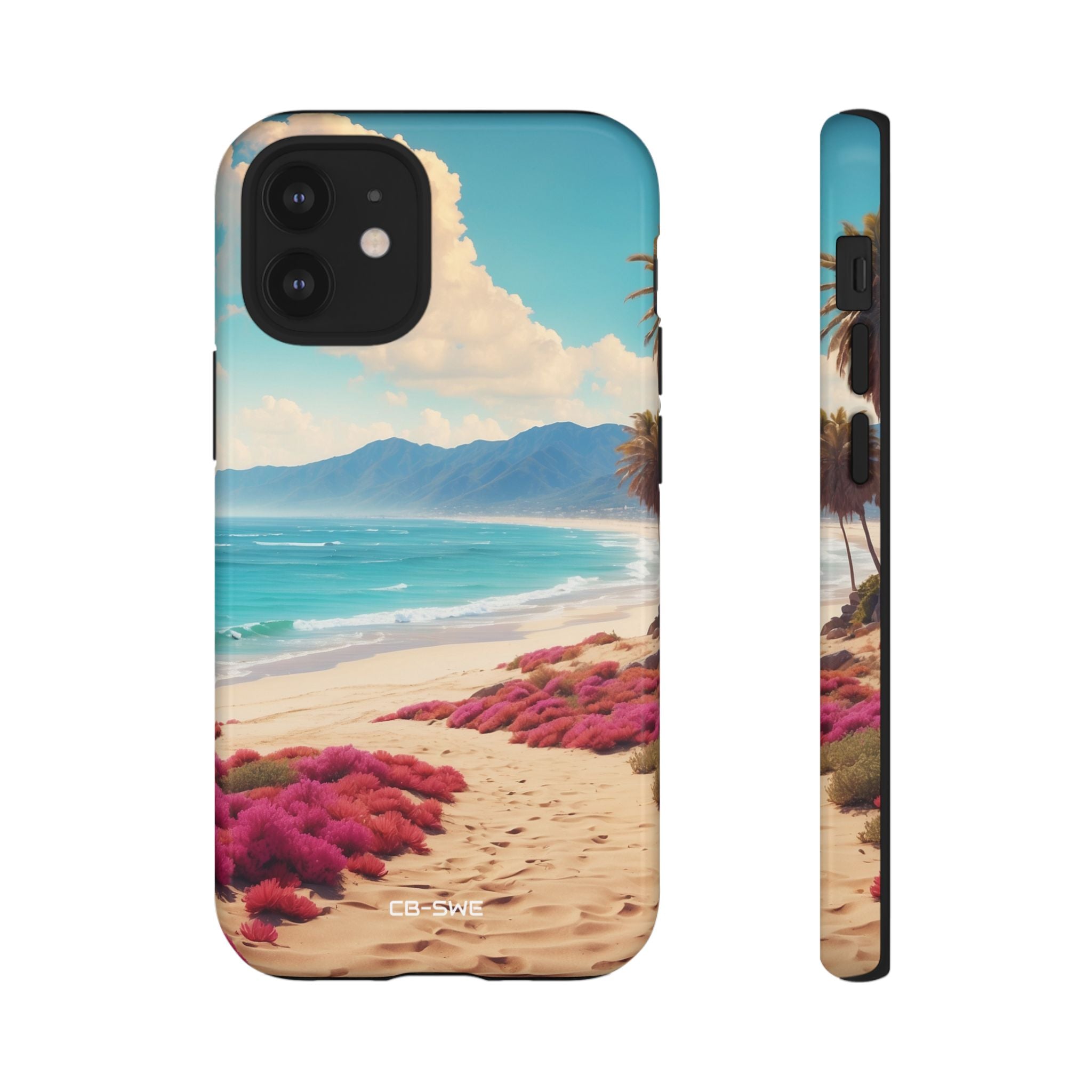 Footprints Trace Sand - iPhone Case