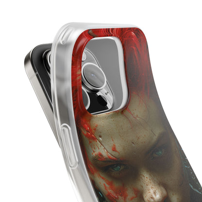 Red Spike Gaze iPhone 16 Pro Case - Soft