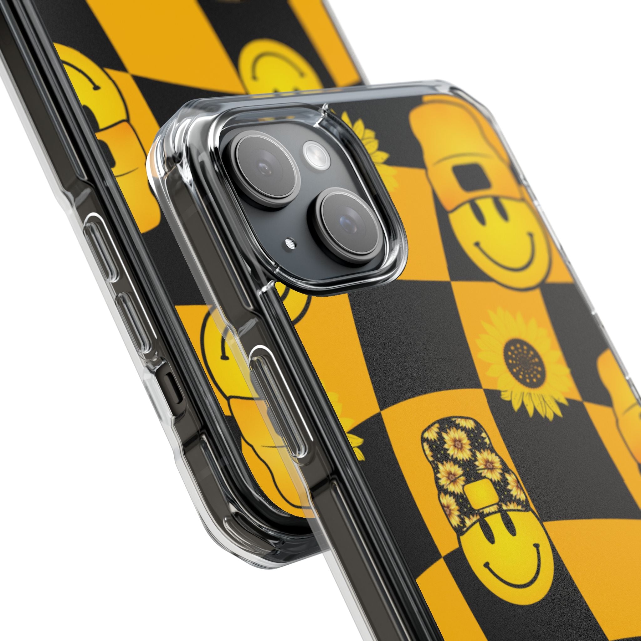 Joyful Checkered Smiles iPhone Case - Impact