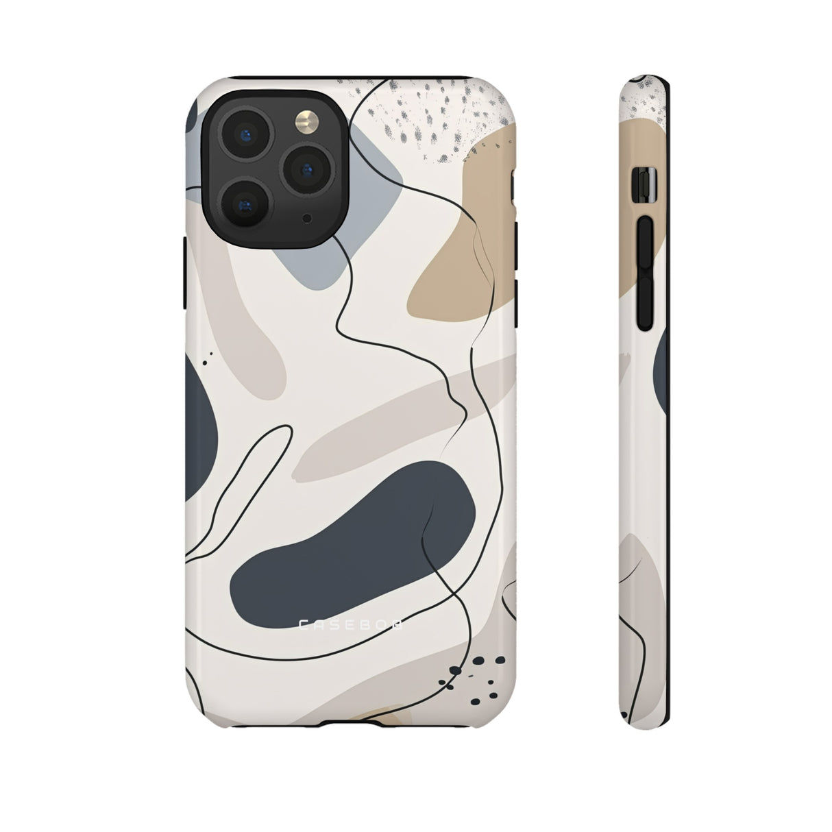 Grey Lines Simplicity - Protective Phone Case