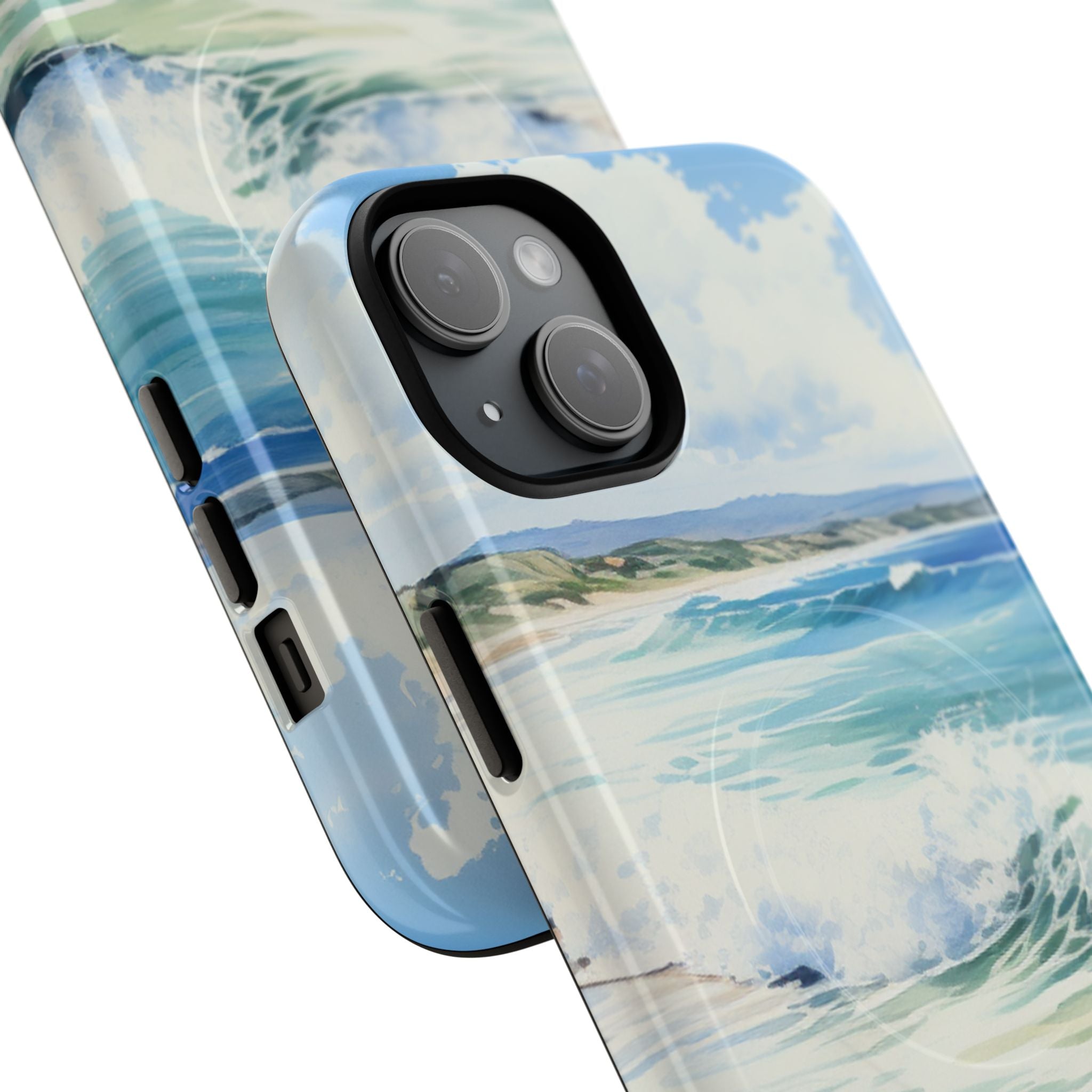 Foamy Wave Breeze iPhone 15 Plus Case - Tough+