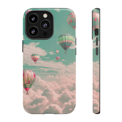 Skyward Balloons: Pastel Journey - Protective Phone Case