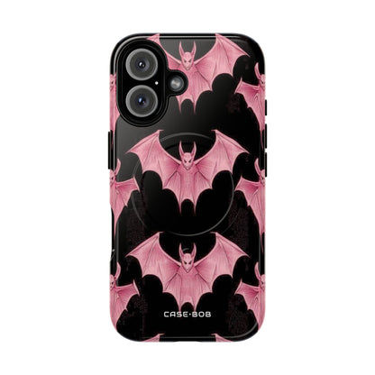 Pink Batwave iPhone 16 Case - Tough+