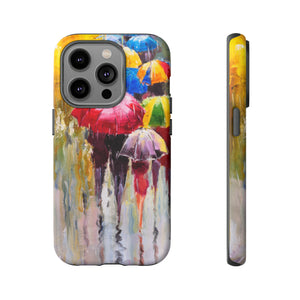 Oil Painting - Rainy Day - Protective Phone Case