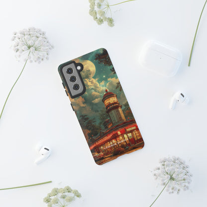 Vintage Moonlit Diner Fantasy  Samsung S21 - Tough Phone Case