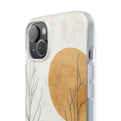 Orange Halo iPhone 15 Plus Case - Soft