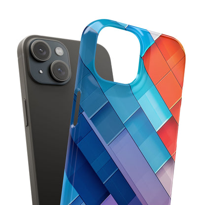 Vibrant GeoFlow iPhone 15 - Slim Phone Case