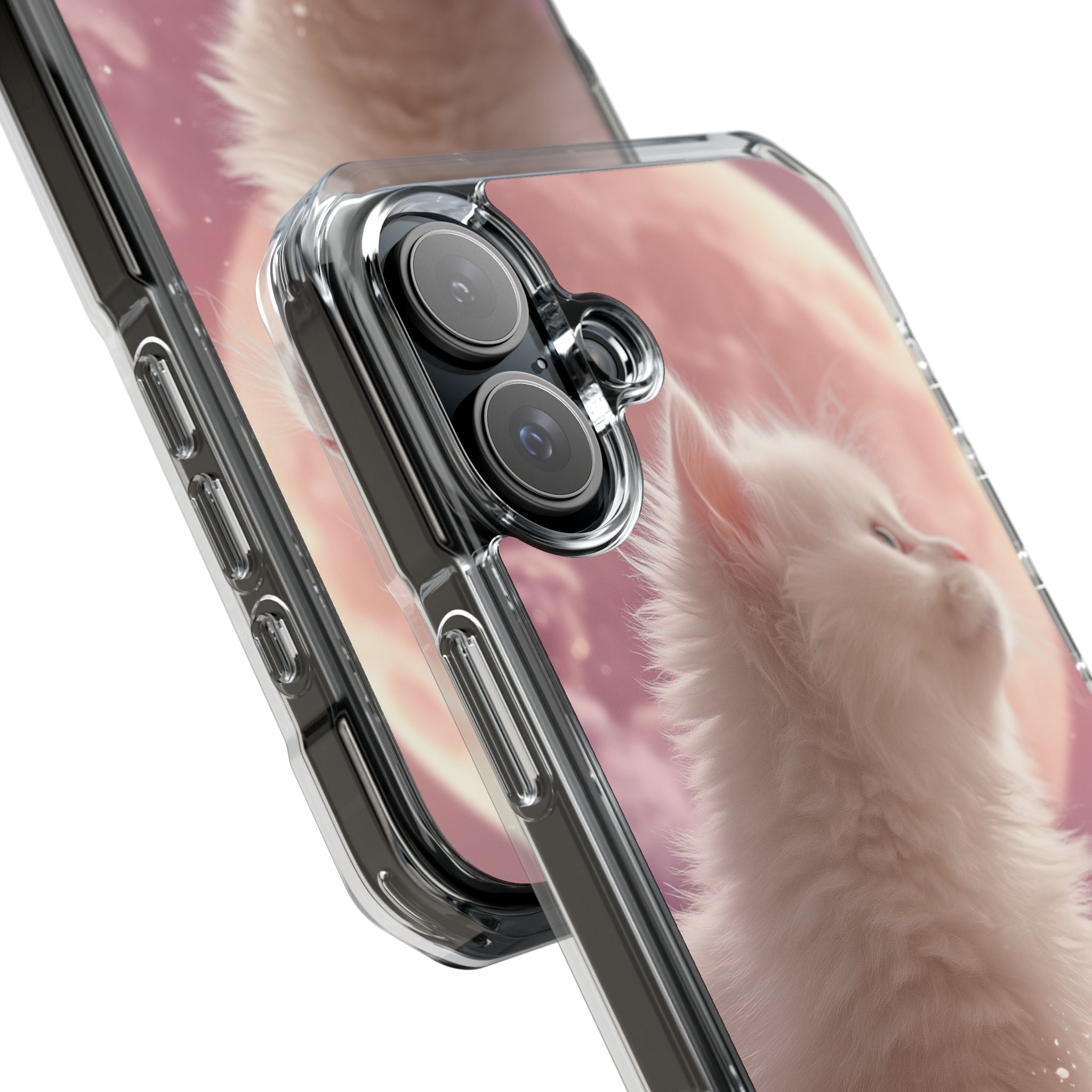 Lunar Cat Soars iPhone Case - Impact