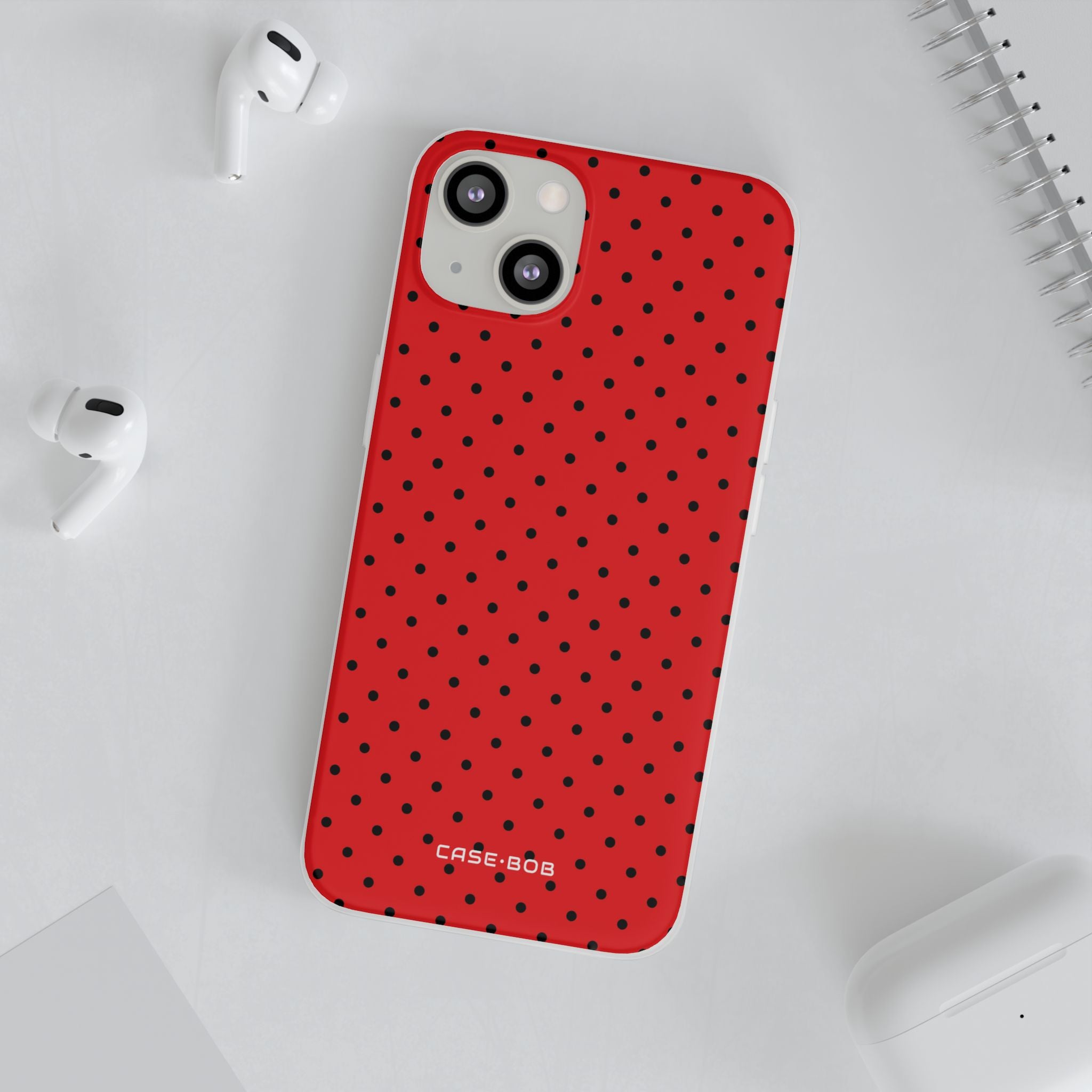 Crimson Dot Matrix iPhone 13 - Soft