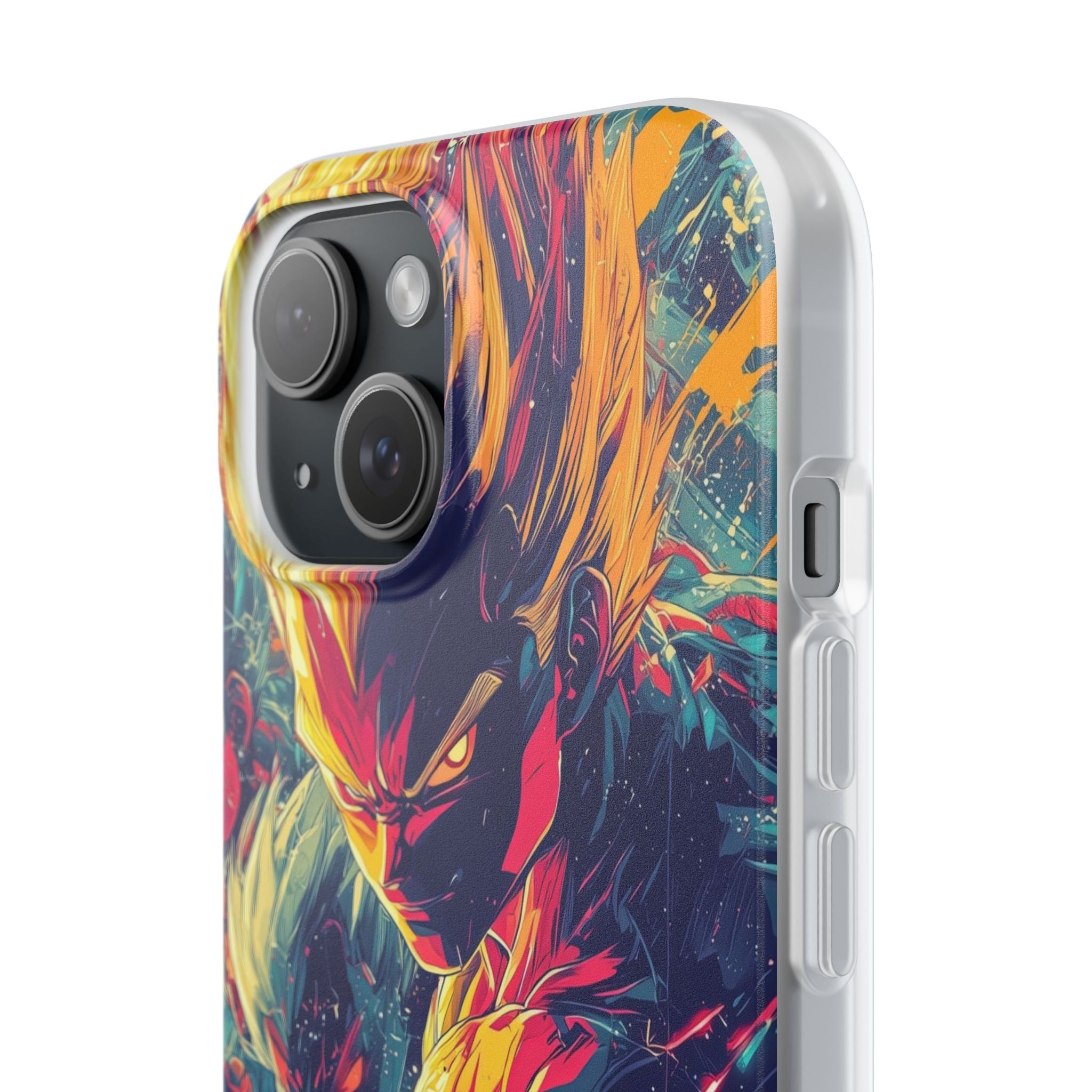 Yellow Fury iPhone 15 Case - Soft