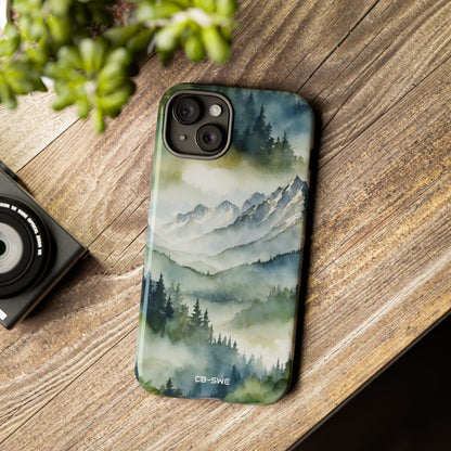 Misty Peaks Emerge - iPhone Case