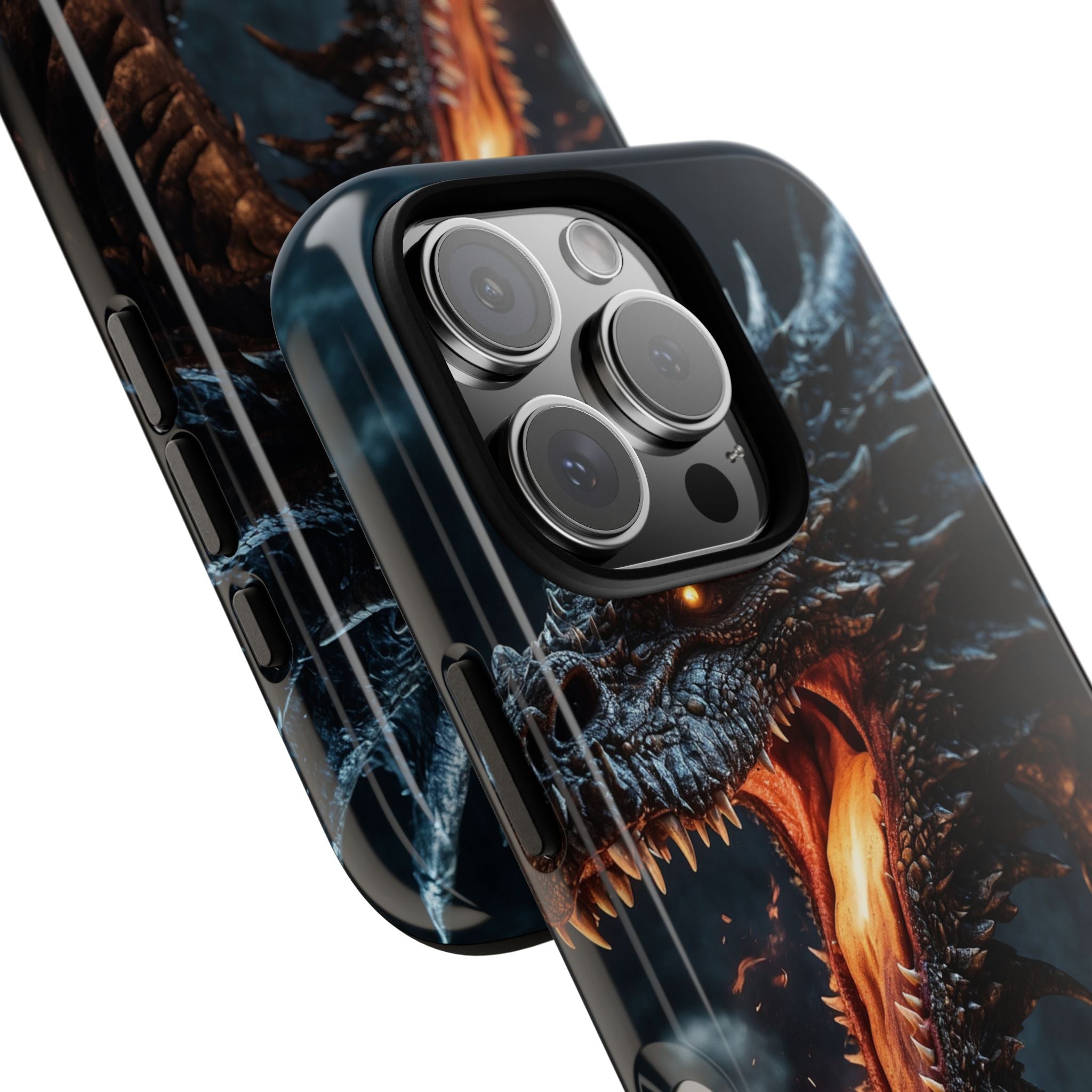 Fiery Breath Erupts - iPhone Case