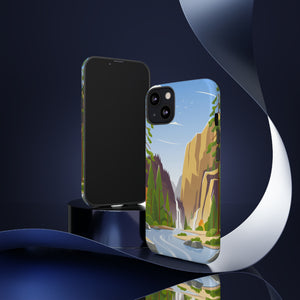 Waterfall at National Park - Protective Phone Case