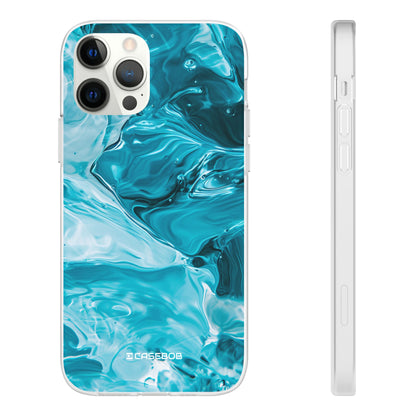 Turquoise Pantone  | Phone Case for iPhone (Flexible Case)