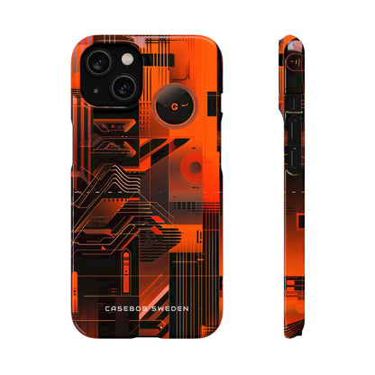 Gradient Circuitburst iPhone 14 - Slim Phone Case