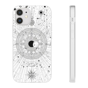 Celestial Mandala Mystique | Flexible Phone Case for iPhone