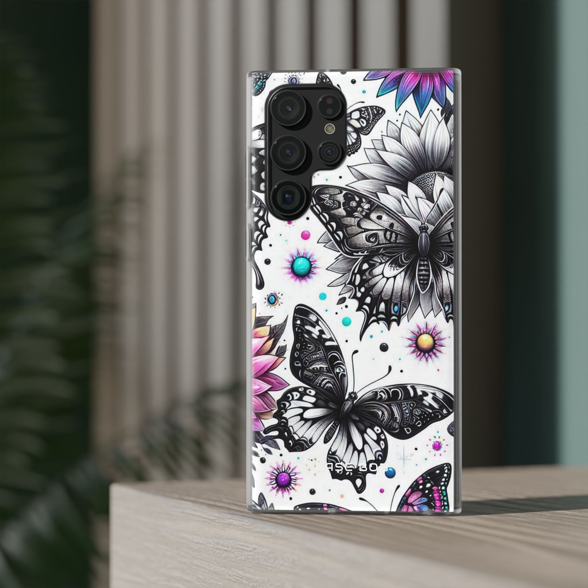 Butterfly Bloom Samsung S22 Ultra Case - Soft