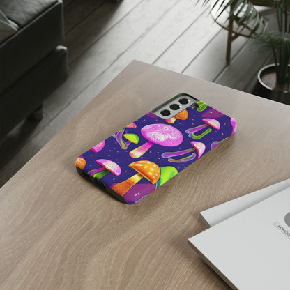 Neon Mushroom Dreams - Samsung Case