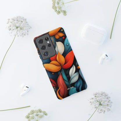 Vibrant Floral Harmony - Samsung Case