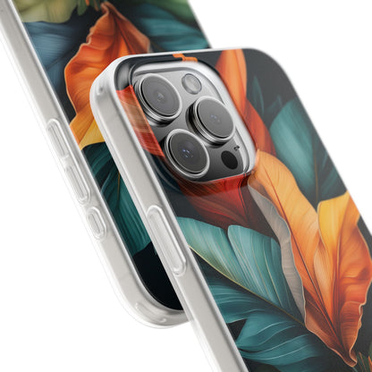 Tropical Leafburst iPhone 16 Pro Max Case - Soft