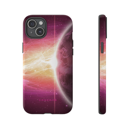 Purple Planets in Space - Protective Phone Case