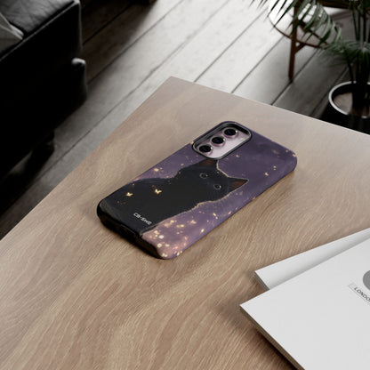 Whimsical Cat Soars - Samsung Case