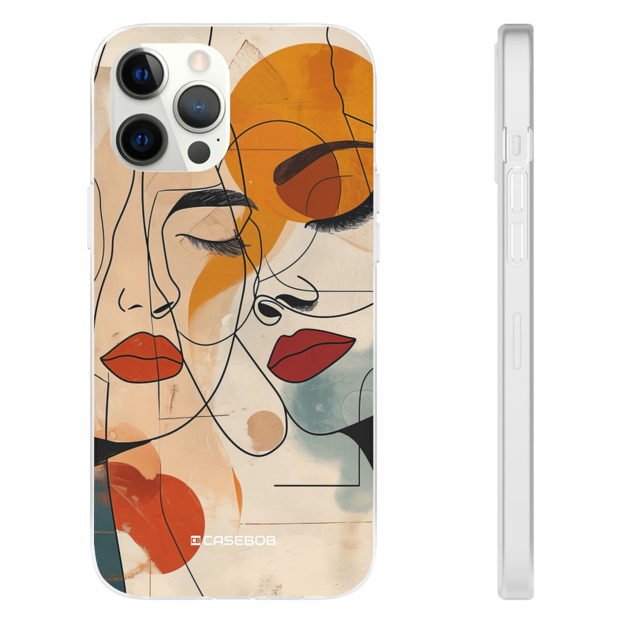 Serene Overlap | Flexible Phone Case for iPhone