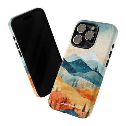 Moonlit Mountains iPhone 15 Pro Case - Tough