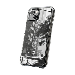 Urban Serenity - Phone Case for iPhone (Clear Impact - Magnetic)